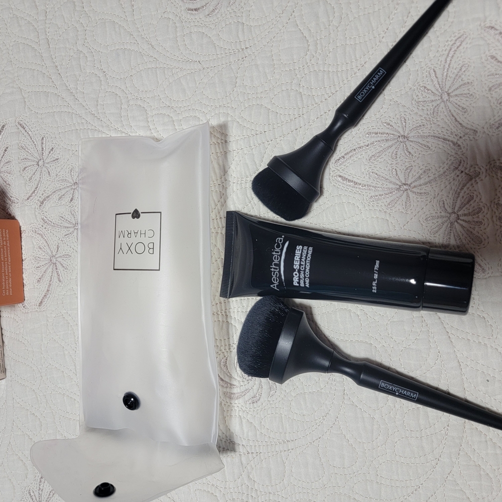 BOXY CHARM Black Makeup Brush Set